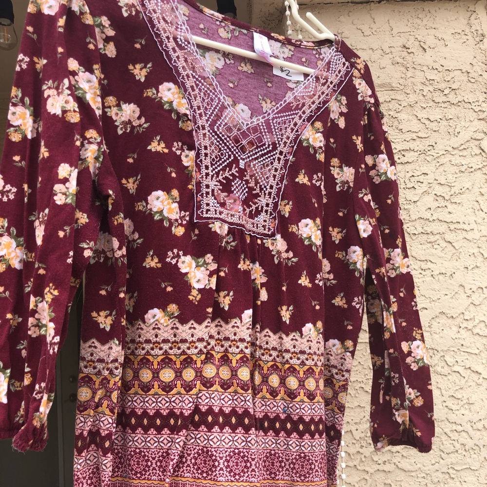 3/4 length shirt